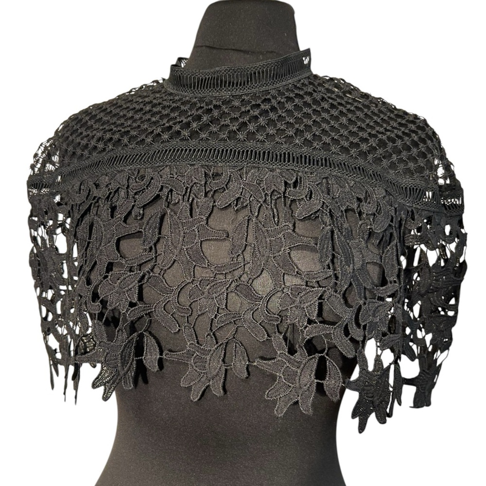 SALE! Gothic Victorian Lace Shrug Witchy Formal Evening XS S M